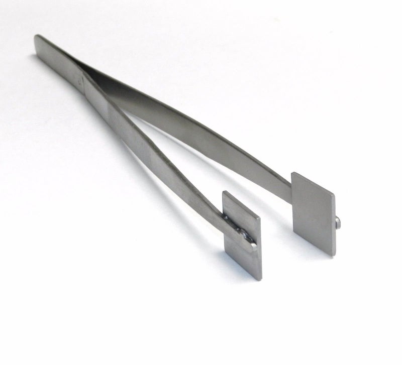 JTS Mashing Tweezers Glass Work Bead Masher Tweezer 8â€ Lampworking 3/4" Surface S.S. By JTS - Image 4